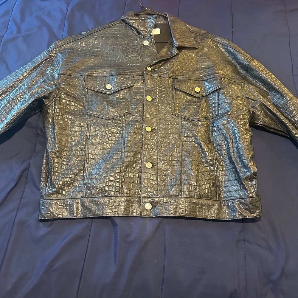 Asos Faux Leather Jacket size L